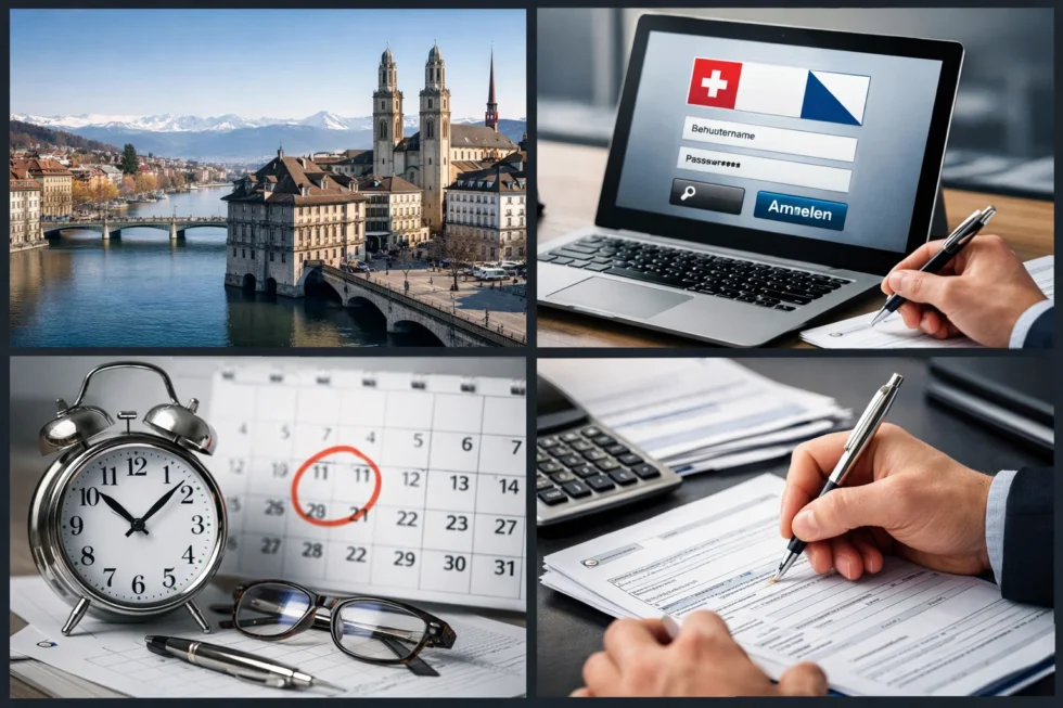Fristerstreckung Steuern Zürich 2026: 31. März sichern