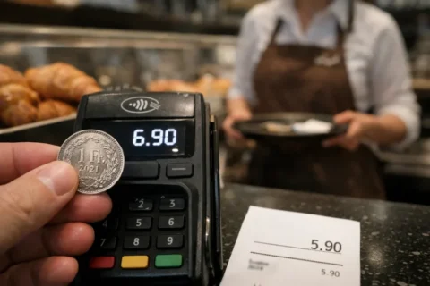 Spr&uuml;ngli Zuschlag Z&uuml;rich HB sorgt f&uuml;r Kritik: 1 Franken Aufpreis im Caf&eacute; am Hauptbahnhof Z&uuml;rich l&ouml;st Beschwerden bei Kunden und Personal aus &ndash; Pilotprojekt gestoppt, Hintergr&uuml;nde zu Preisen, Mehrwertsteuer und Wettbewerb.