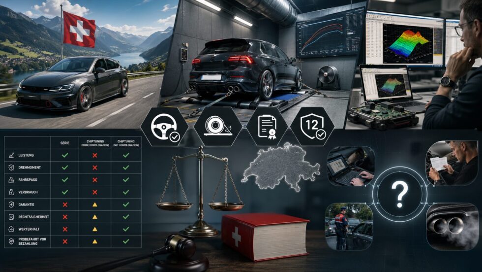 Chiptuning Schweiz mit Prüfstand, Probefahrt und Zahlung danach: https://ctg-engineering.ch zeigt messbare Leistung, reale PS-Daten und sichere Optimierung statt Risiko vorab.