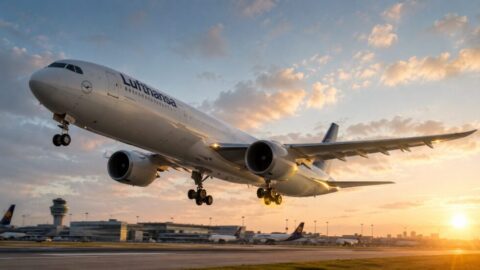 Lufthansa Boeing 777-9 startet zum Erstflug