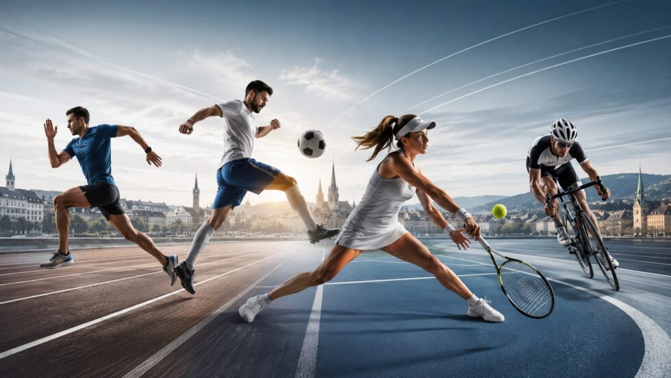 Welche Sportevents gibt es diese Woche in Zürich, Genf und Bern? Lauf, Fussball, Tennis und Velo-Highlights im Mai 2026 mit Daten, Tickets, Strecken und Fan-Infos.