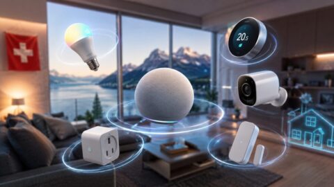 Smart Home Schweiz 2026: Welche Ger&auml;te sich f&uuml;r Mieter wirklich lohnen, Heizkosten senken, Sicherheit erh&ouml;hen und ohne Vermieter-Probleme installiert werden k&ouml;nnen.