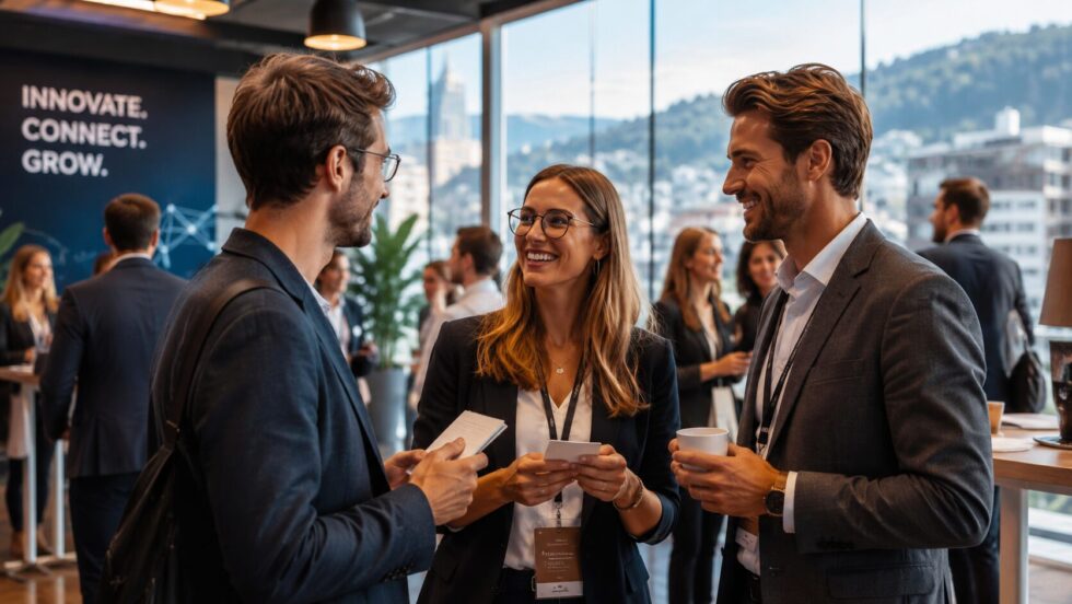 Business Events Schweiz zeigen, wo Gr&uuml;nder, Investoren und Freelancer diese Woche netzwerken: Z&uuml;rich, Genf, Basel &ndash; Termine, Preise, Kontakte und Trends im &Uuml;berblick.