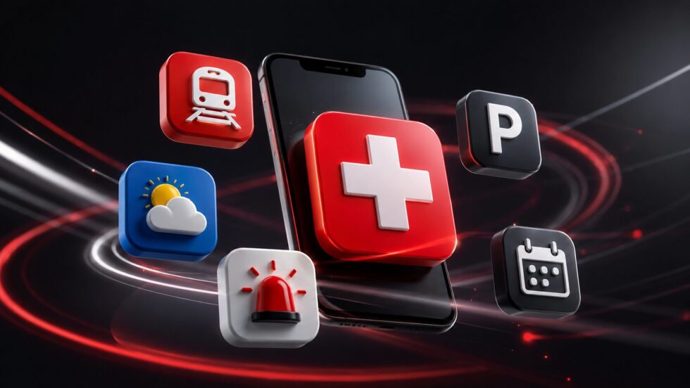 Welche Apps helfen an Schweizer Feiertagen? Überblick zu SBB, Wetter, Notfall, Parken und Events. Praktische Tools für Reisen, Sicherheit und Planung – jetzt die besten Apps entdecken.