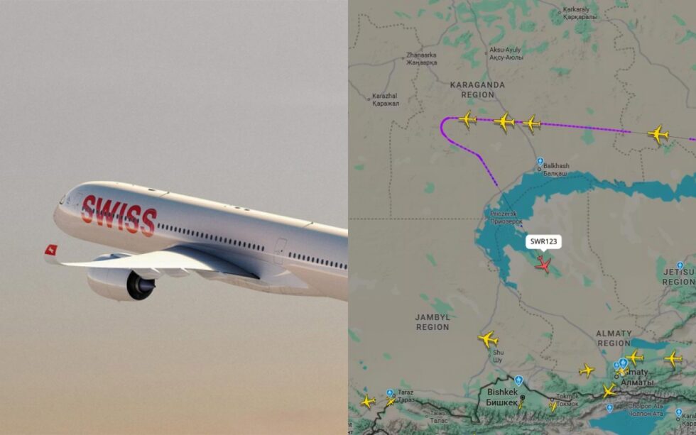 Swiss-A350 landet nach medizinischem Notfall in Almaty