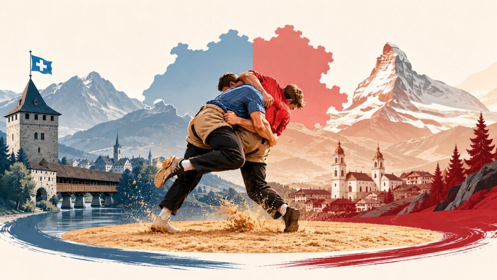 Schwingen Schweiz 2026: Aargauer Kantonalschwingfest in Aarau Rohr und Walliser Kantonalschwingfest in Naters mit Programm, Favoriten, Anreise, Parkplätzen, Schlussgang und Resultaten.