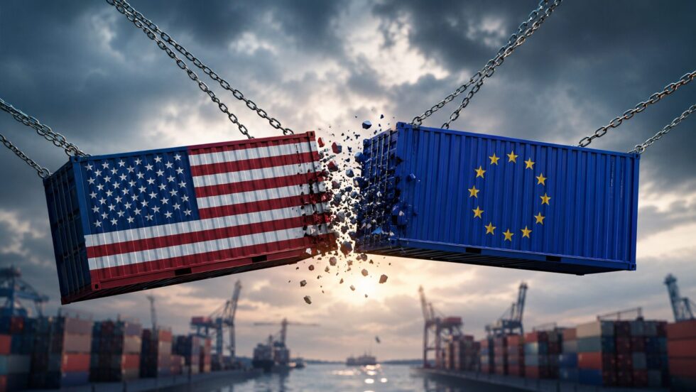 Trump droht Europa wegen Digitalsteuer mit 100 Prozent Zoll. Was am 26. Juni 2026 geschah, wie die EU reagiert und warum der Streit auch für die Schweiz wichtig ist.