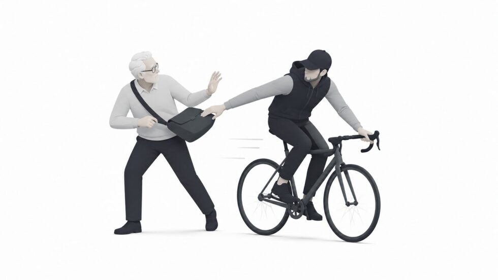 Ein 79-jähriger Mann wurde am 27. Juni 2026 an der Johanniterstrasse in Basel von einem Täter auf einem Rennvelo überfallen. Der Senior wurde leicht verletzt, seine Armbanduhr gestohlen. Die Polizei sucht Zeugen.