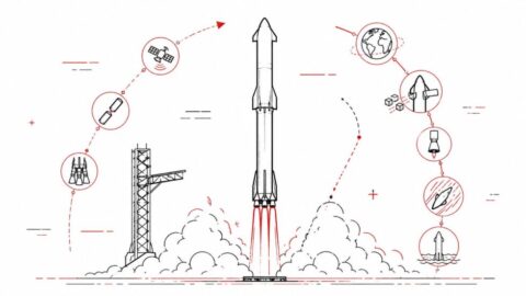 SpaceX Starship Flight 13 startete in Texas, setzte 20 Starlink-V3-Satelliten aus und wasserte kontrolliert im Indischen Ozean. Beim Super-Heavy-Booster versagten jedoch mehrere Triebwerke.