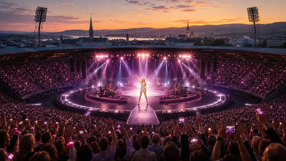 Helene Fischer am 14.07.2026 im Stadion Letzigrund Zürich: Tickets ab CHF 141.30, VIP-Preise, Uhrzeit, ÖV-Anreise, 360° Bühne und Hits für die Schweiz kompakt erklärt.