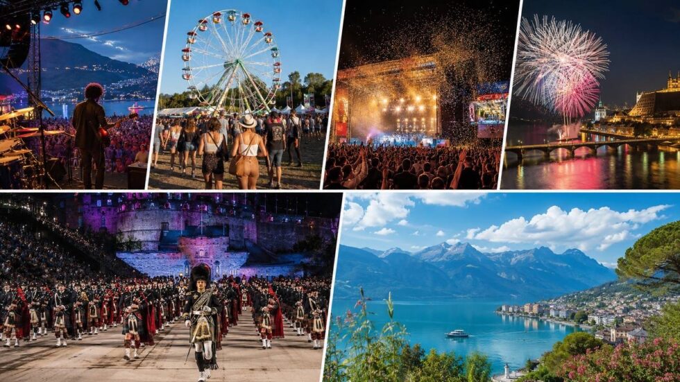 Juli 2026 in der Schweiz: Montreux Jazz, Paléo, Gurtenfestival, Basel Tattoo, Moon&Stars, Sommerferien und Feiertage nach Kantonen – der komplette Überblick mit Daten, Traditionen, Kalender und FAQ.