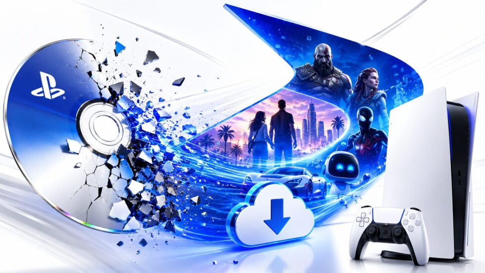 Playstation-Spiele ab 2028 nur noch per Download: Sony beendet neue Blu-ray-Discs, Händler verkaufen Code-Boxen. Was sich für Schweizer Gamer, Sammler und Gebrauchtkäufer ändert.