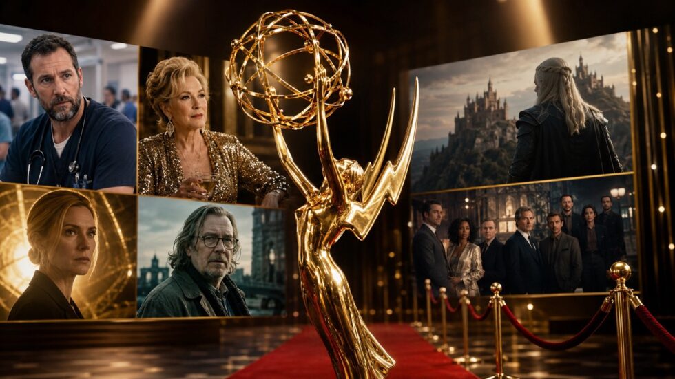 Emmy nominations 2026: The Pitt führt mit 25 Nominierungen, Hacks folgt mit 24, Pluribus und Widow’s Bay steigen auf. Die 78. Primetime Emmy Awards finden am 14. September in Los Angeles statt.