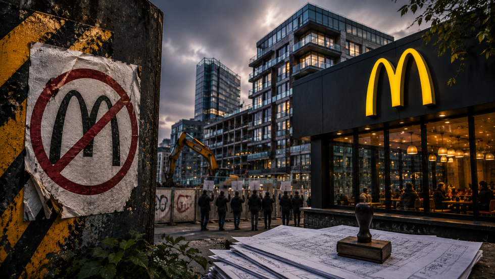 McDonald’s plant im Zürcher Kreis 5 eine Filiale im Steinfels-Areal. Belegt sind der Standort, die geplanten Öffnungszeiten, der Widerstand aus der Nachbarschaft, das laufende Baurechtsverfahren und die weitere Expansion von McDonald’s in der Schweiz.