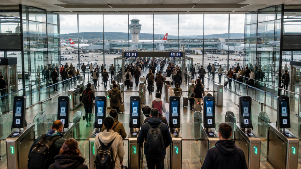 Swiss befürchtet lange Wartezeiten in den Herbstferien: Was das EES am Flughafen Zürich verändert, wer betroffen ist und warum Transfers ab September 2026 mehr Zeit brauchen könnten. Fakten im Check.