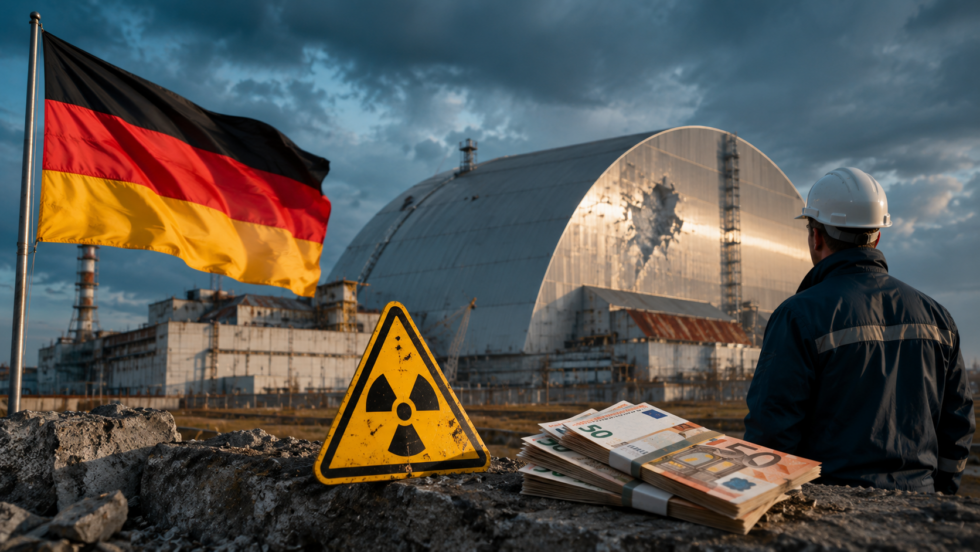 Deutschland will bis zu 50 Millionen Euro für die Reparatur der beschädigten Schutzhülle von Tschernobyl bereitstellen. Minister Carsten Schneider warnt vor grenzüberschreitenden nuklearen Risiken.