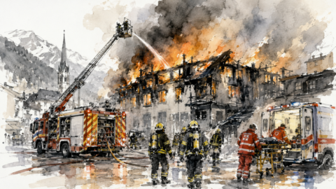 Grossbrand in Thusis GR: Acht Menschen wurden verletzt, zwei davon schwer, fünf gelten als vermisst. Was über den Brand im Restaurant Beverin, den Feuerwehreinsatz und die Ursache bekannt ist.