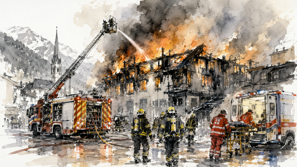 Grossbrand in Thusis GR: Acht Menschen wurden verletzt, zwei davon schwer, fünf gelten als vermisst. Was über den Brand im Restaurant Beverin, den Feuerwehreinsatz und die Ursache bekannt ist.