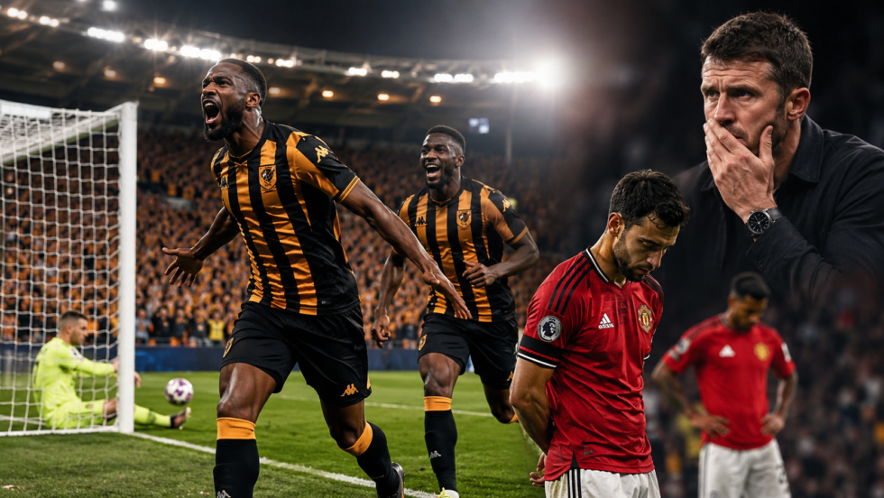 Hull City – Manchester United endet 2:0: Semi Ajayi und Mendy treffen am 22. August 2026, Man Utd startet mit Niederlage in die Premier League. Alle Tore, Chancen und Carrick-Reaktionen im Überblick.