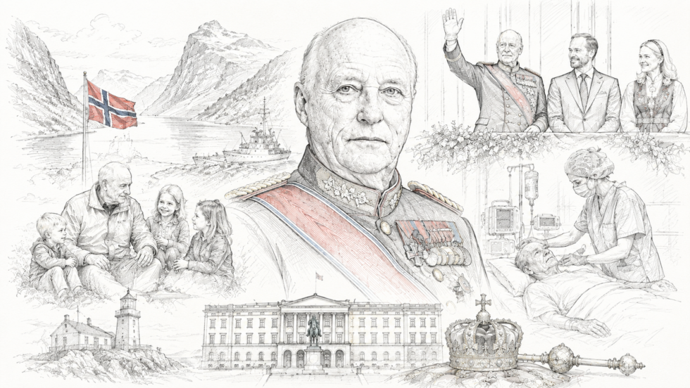 König Harald V. liegt seit 17. August im Rikshospitalet in Oslo. Der 89-Jährige erhält Antibiotika gegen eine bakterielle Blutinfektion. Kronprinz Haakon führt als Regent die Amtsgeschäfte. im Staat.