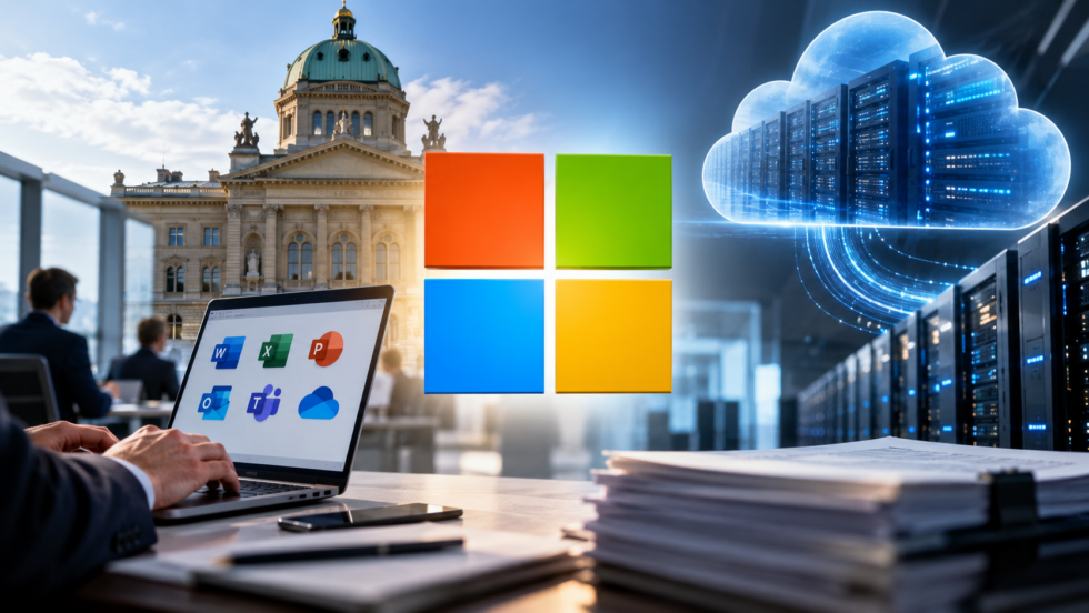Microsoft Schweiz: Der Bund testet Open Source für 3000 Mitarbeitende. Was hinter dem Risiko der Microsoft-Cloud steckt, was 9 Millionen Franken kosten und wann über einen Ausstieg entschieden wird.
