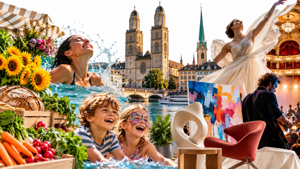 Was ist in Zürich los? Events am Wochenende 19. und 20. September 2026: Märkte, Badis, Kinderprogramm, Kunst, Design, Oper, Konzerte und die wichtigsten Veranstaltungen in Zürich.