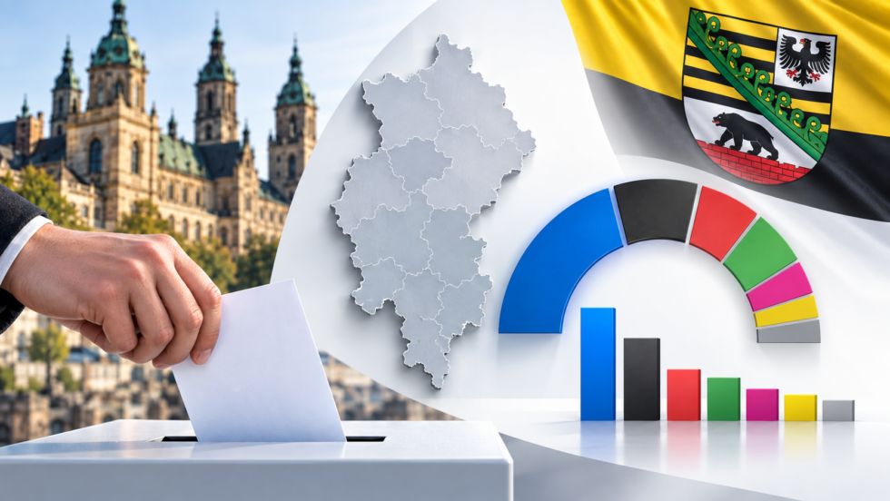 Sachsen-Anhalt wählt am 6. September 2026 einen neuen Landtag. Die AfD liegt in der letzten ZDF-Projektion bei 41 Prozent, die CDU bei 23 Prozent. Um 14 Uhr erreicht die Wahlbeteiligung 54,4 Prozent.