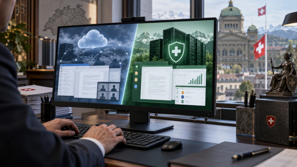 Microsoft Schweiz: Der Bund testet Open Source für 3000 Mitarbeitende. Was hinter dem Risiko der Microsoft-Cloud steckt, was 9 Millionen Franken kosten und wann über einen Ausstieg entschieden wird.