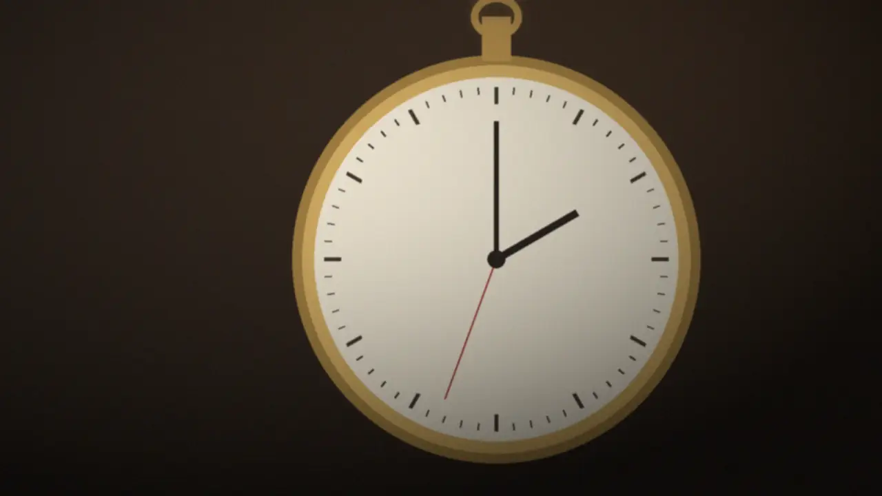 Zeitumstellung Schweiz 2026: Taschenuhr in Nahaufnahme im gedämpften Licht